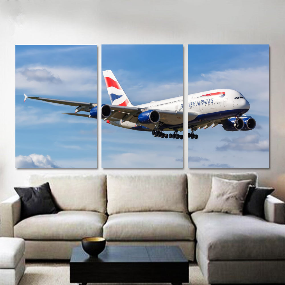 British Airways A380 on Finals 1JP267