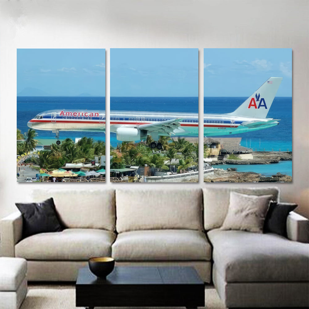 American Airlines 757 on Finals 1JP278