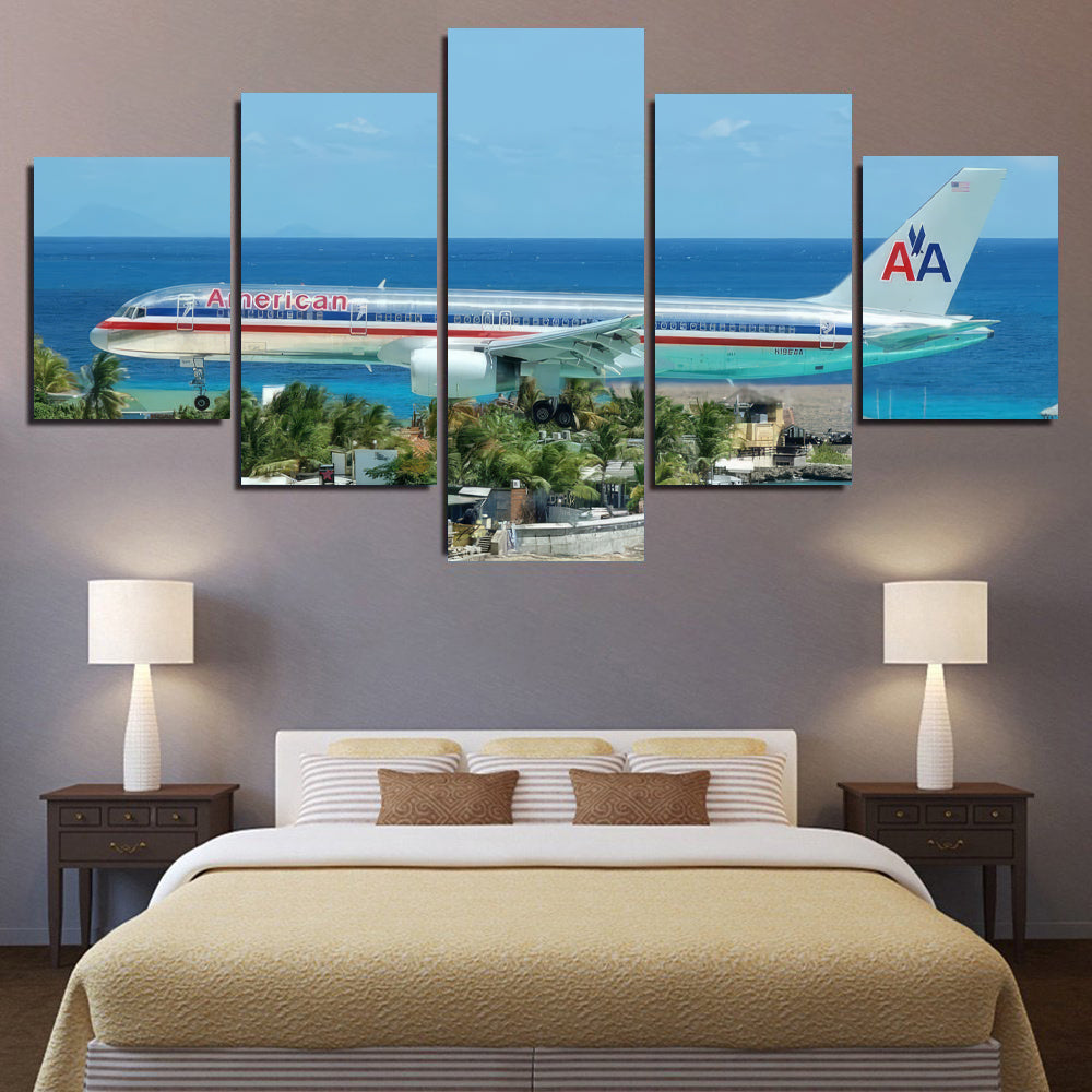 American Airlines 757 on Finals 1JP278