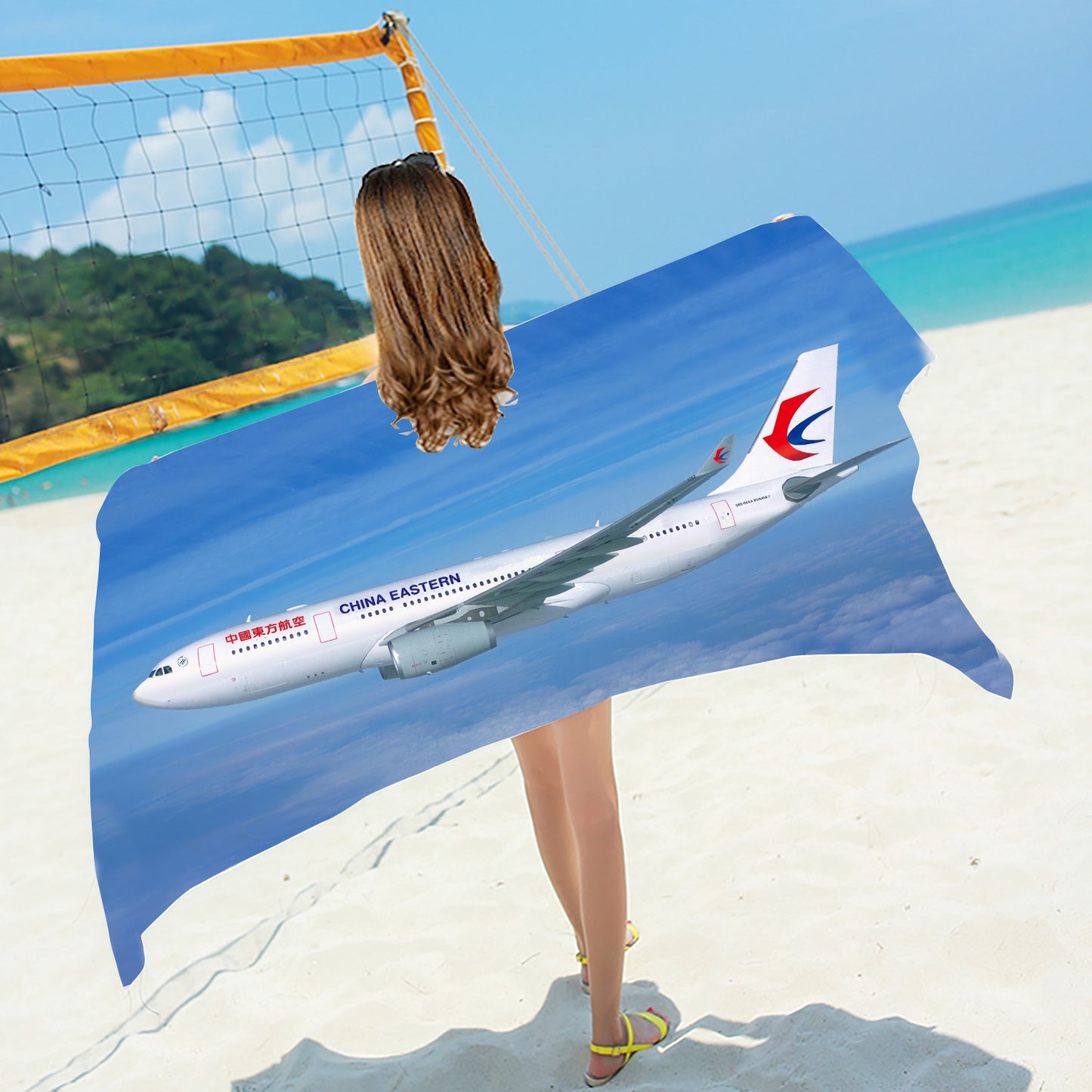 China Eastern A330 Beach / Bath Towel