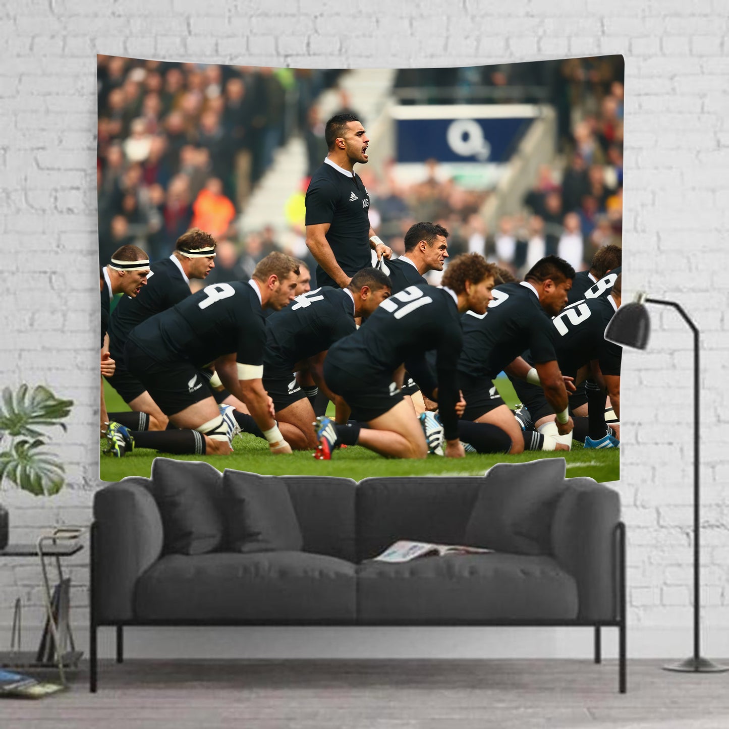 New Zealand All Blacks Rugby Team Haka Tapestry