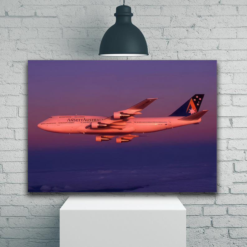 Ansett 747-400 1JP322