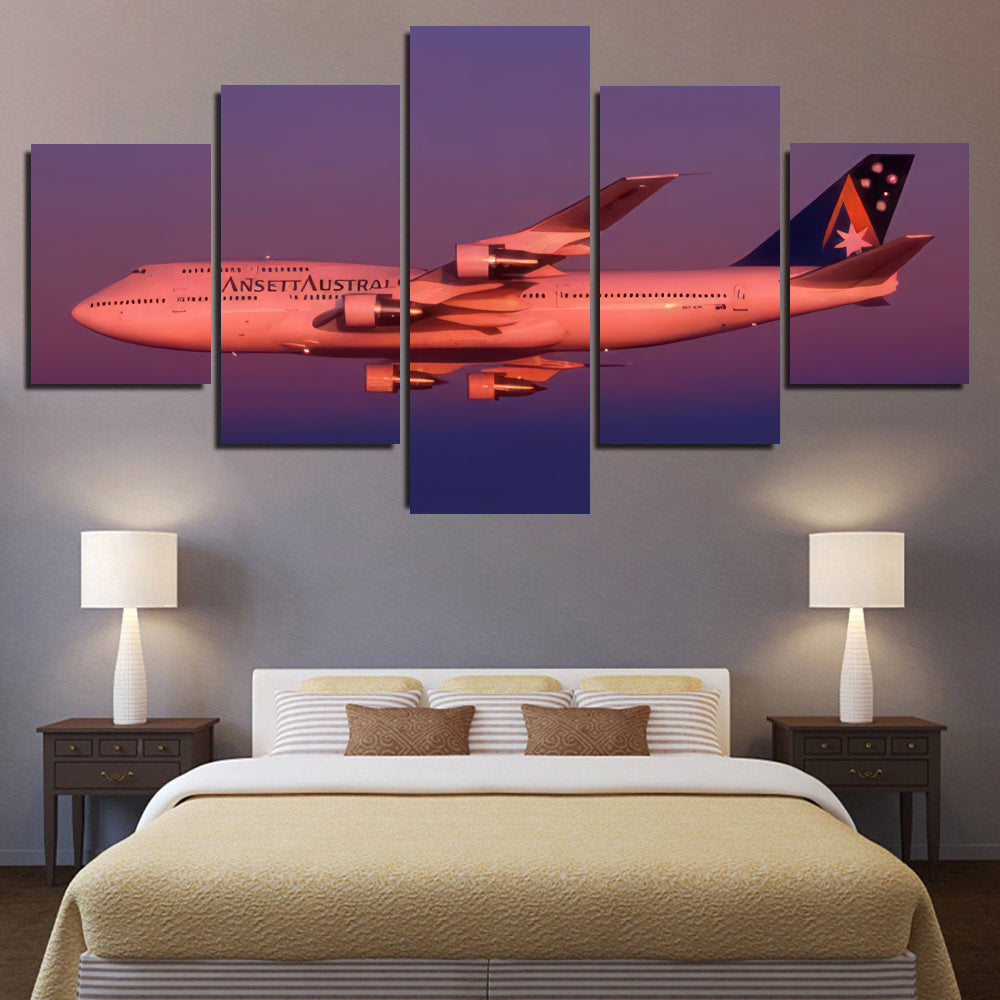 Ansett 747-400 1JP322