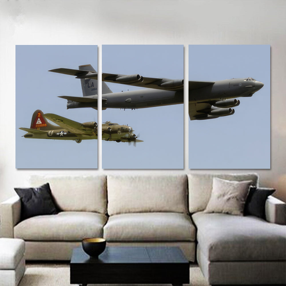 B-17 & B-52 Display Flight 1JP334