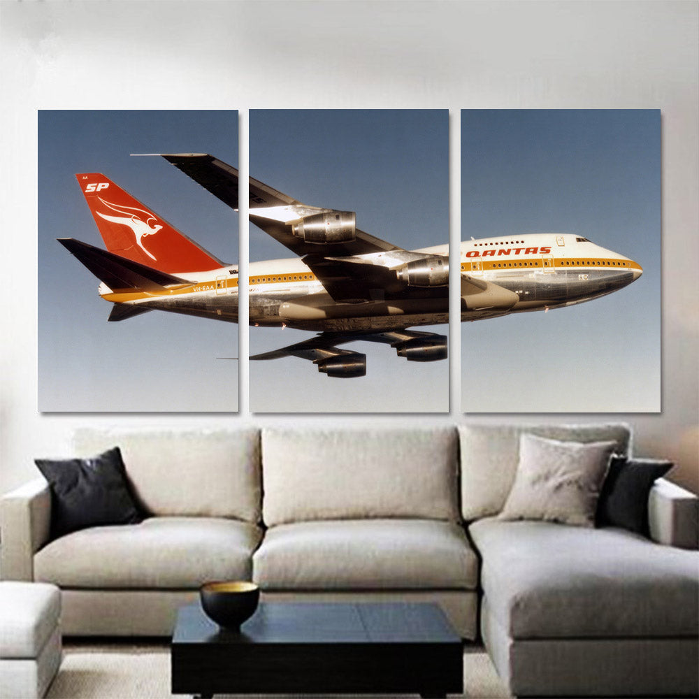 Qantas 747SP In Flight 1JP350