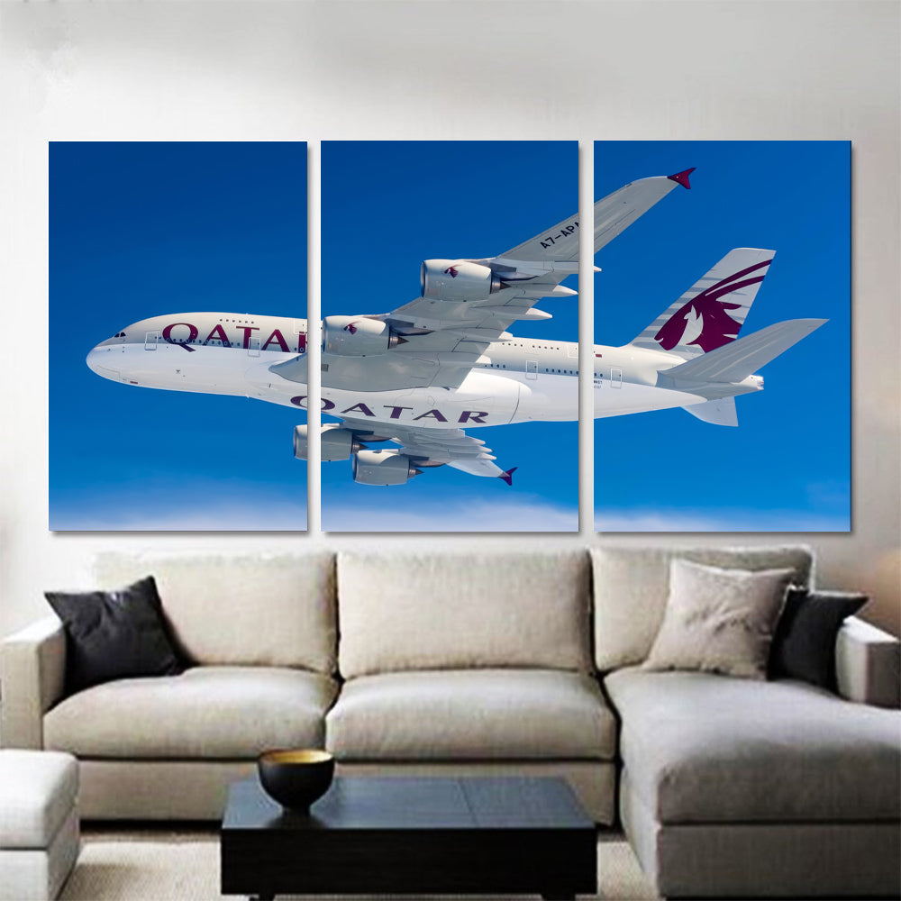 Qatar A380 In Flight 1JP358