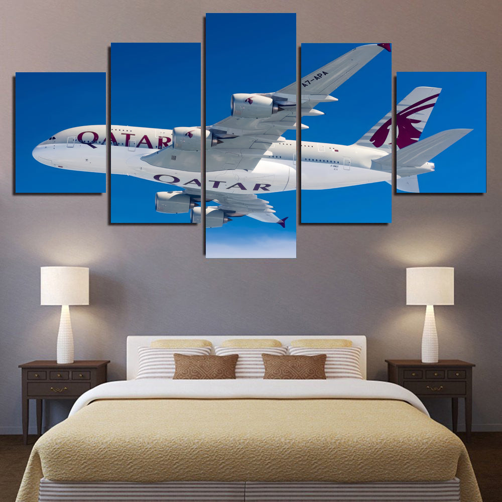 Qatar A380 In Flight 1JP358