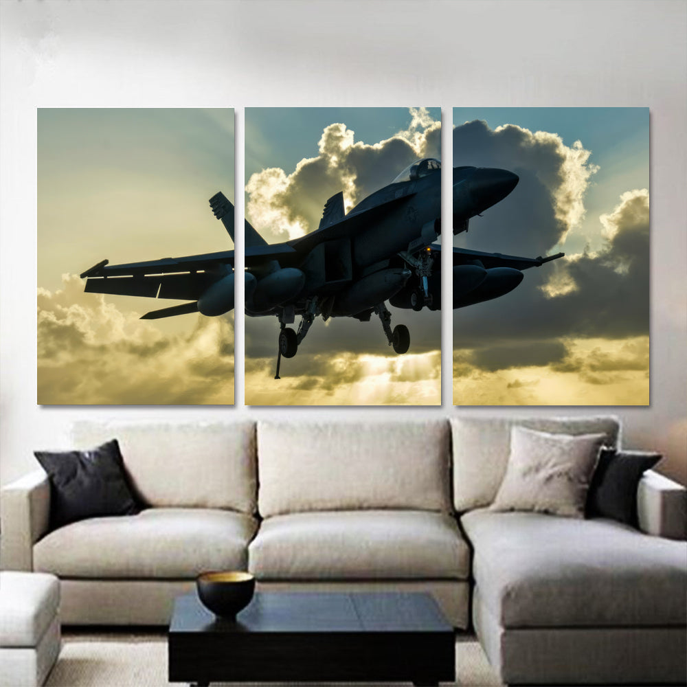 USN FA-18 Carrier Landing 1JP361