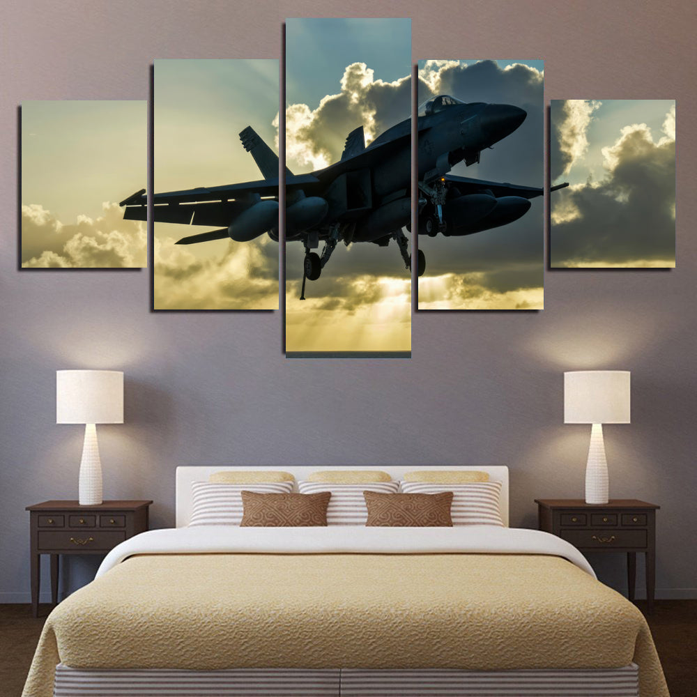 USN FA-18 Carrier Landing 1JP361