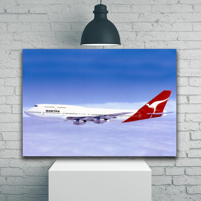 Qantas 747-300 In Flight 1JP370