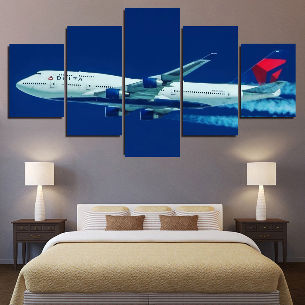 Delta Airlines 747-400 In Flight 1JP378