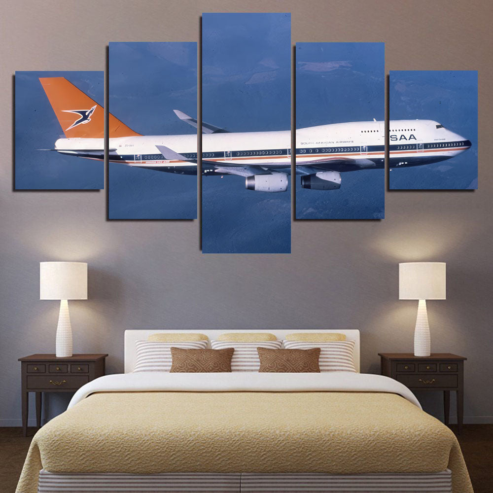 SAA South African airways 747-400 Old Livery 1JP389