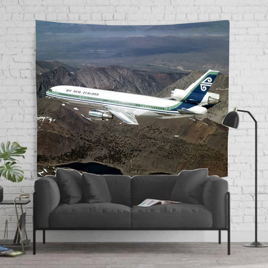 Air New Zealand DC-10 in Flight Tapestry