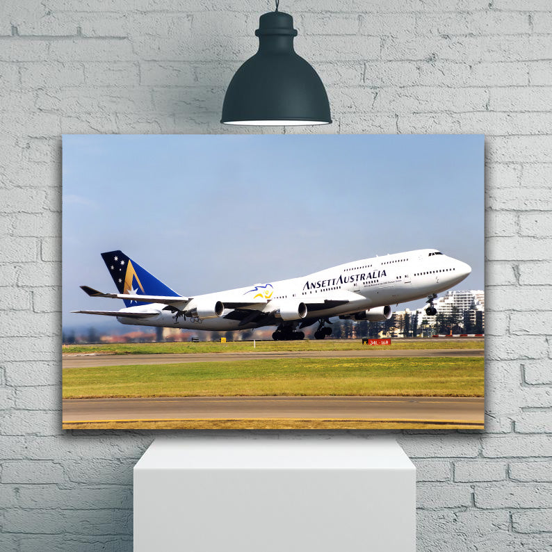 Ansett Australia 747-400 Taking Off 1JP437