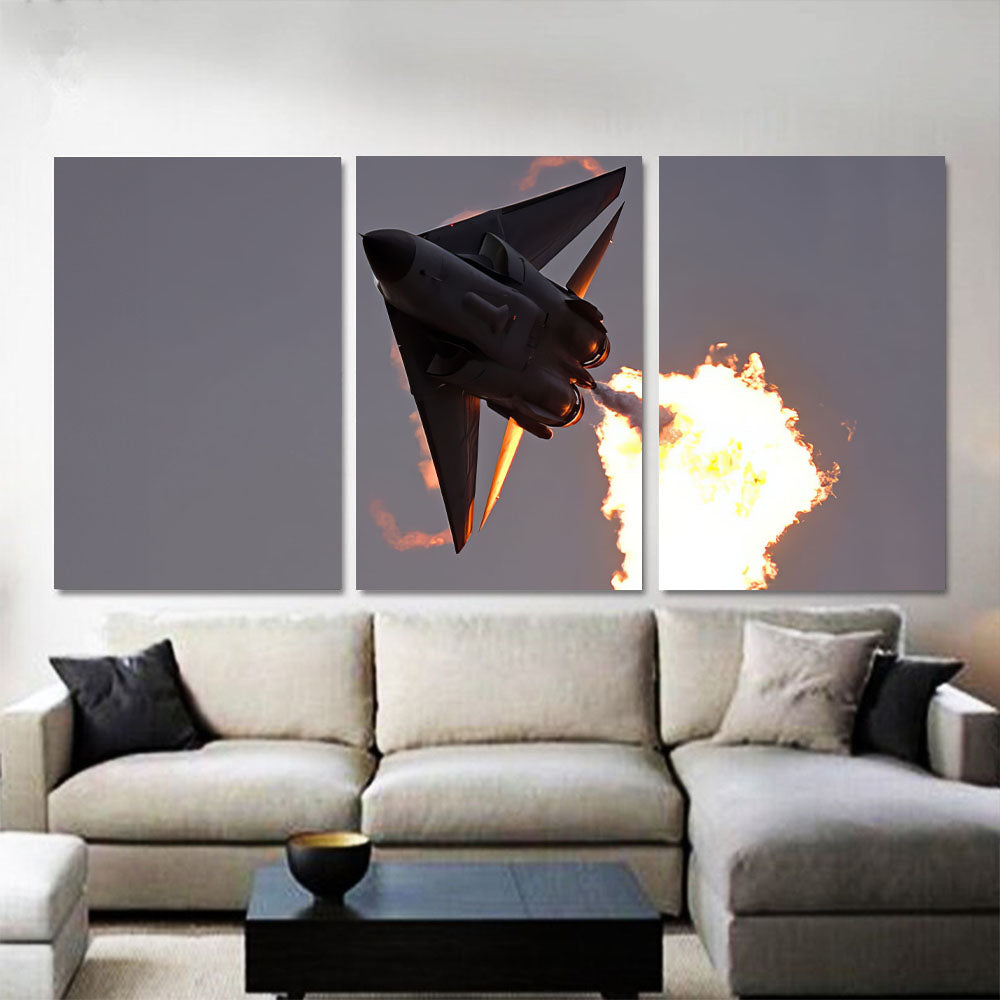 F-111 In Flight Fuel Dump & Burn 1JP439