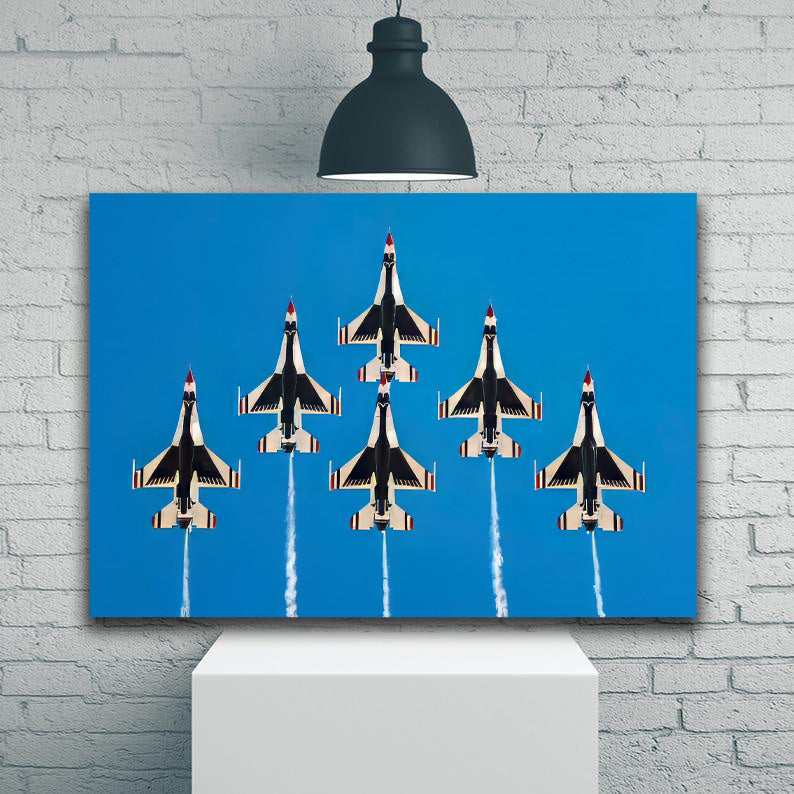 Thunderbirds F-16`s in Formation 1JP444
