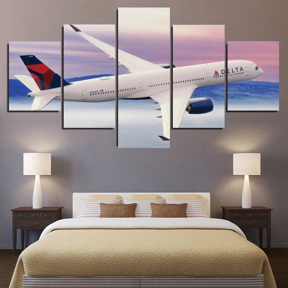 Delta Airlines A350 In Flight 1JP448