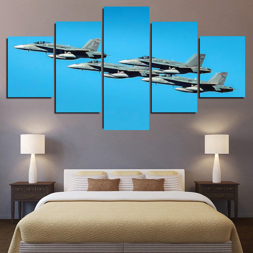 RAAF FA-18`s in Formation 3 1JP452