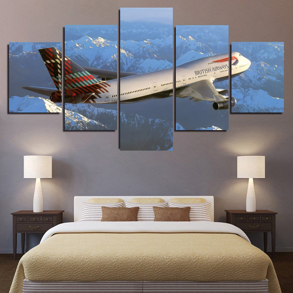 British Airways 747-400 Tartan Livery In Flight 1JP526