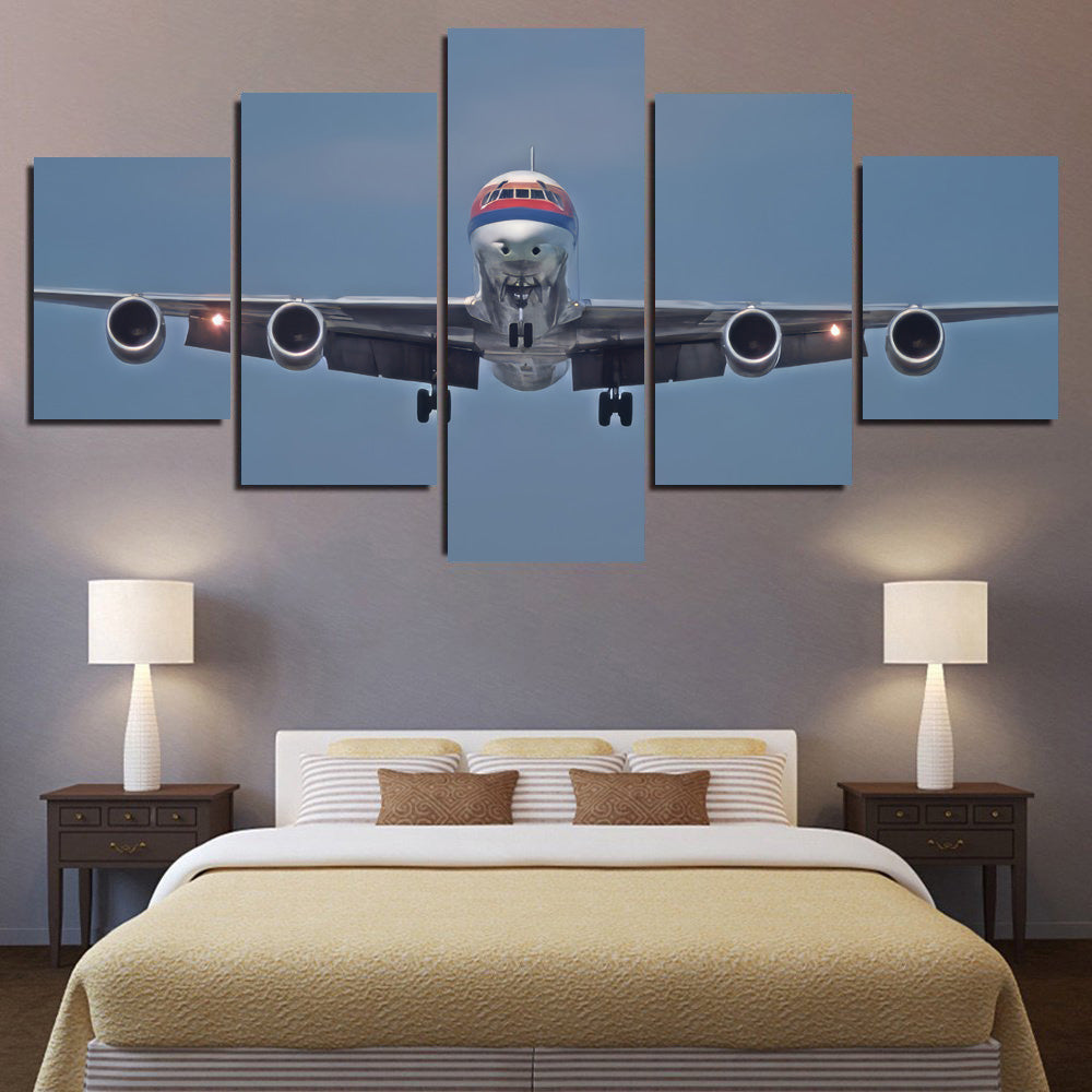 United Airlines DC-8 On Finals 1JP529