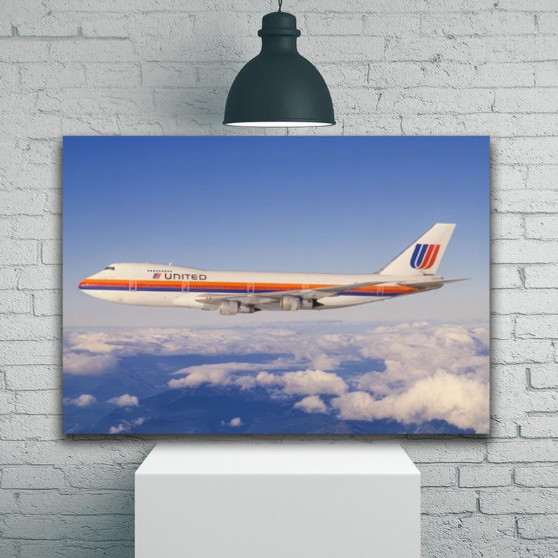 United Airlines 747-200 1JP554