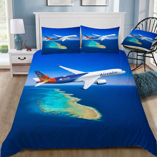 Air Calin in Paradise Doona / Duvet Cover and 2 Pillow Slips