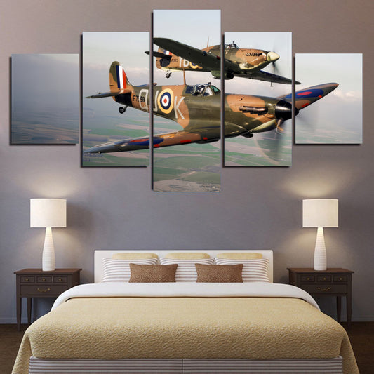 2 Hawker Hurricanes in flight 1JP563