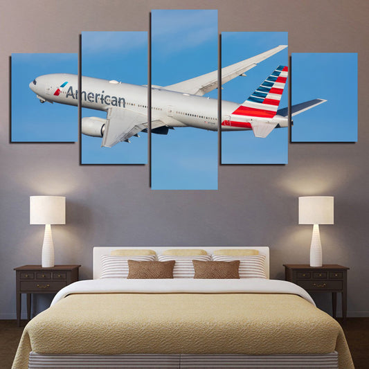 American Airlines Boeing 777 In Flight 1JP570