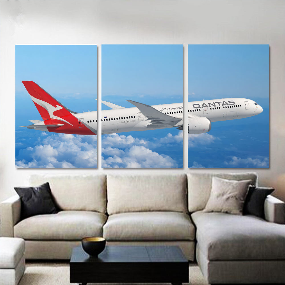 Qantas 787-9 in Flight 1JP571