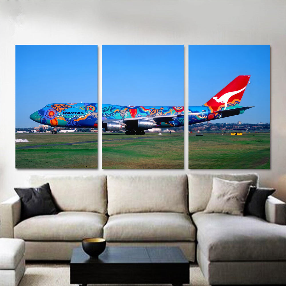 Qantas 747-300 Nalanji Dreaming Livery 1JP579