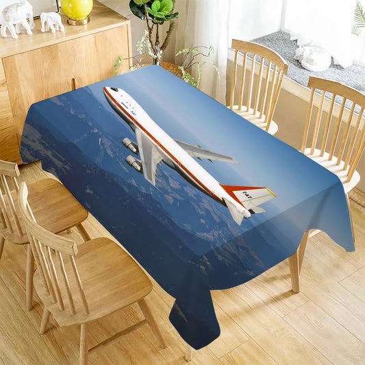 Boeing Livery 747-100 Rectangle Table Cloth