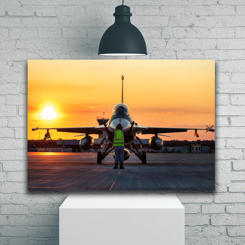RSAF F-16 at Sunset 1JP589