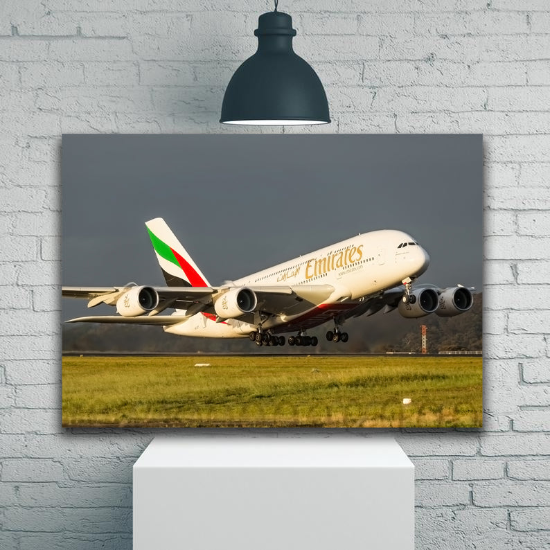 Emirates A380 Taking Off 1PDK040