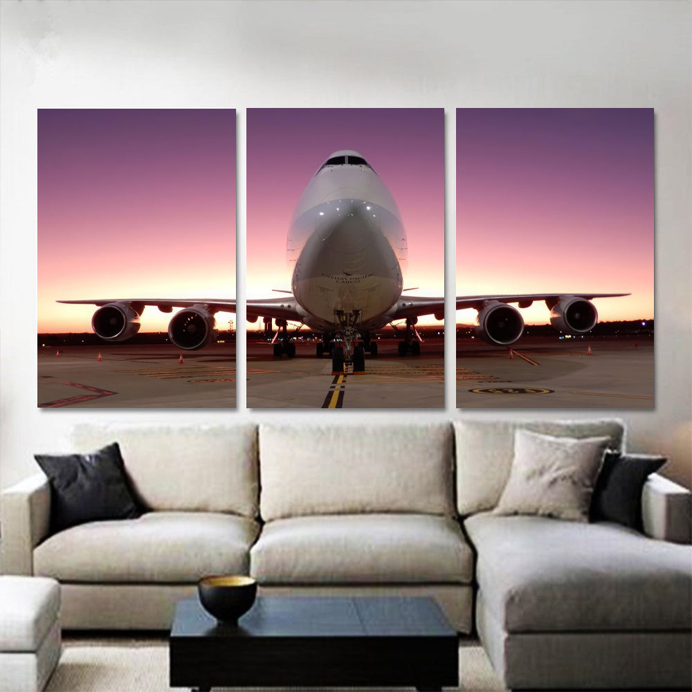 Cathay Pacific 747-8 at Sunrise 1PDK048