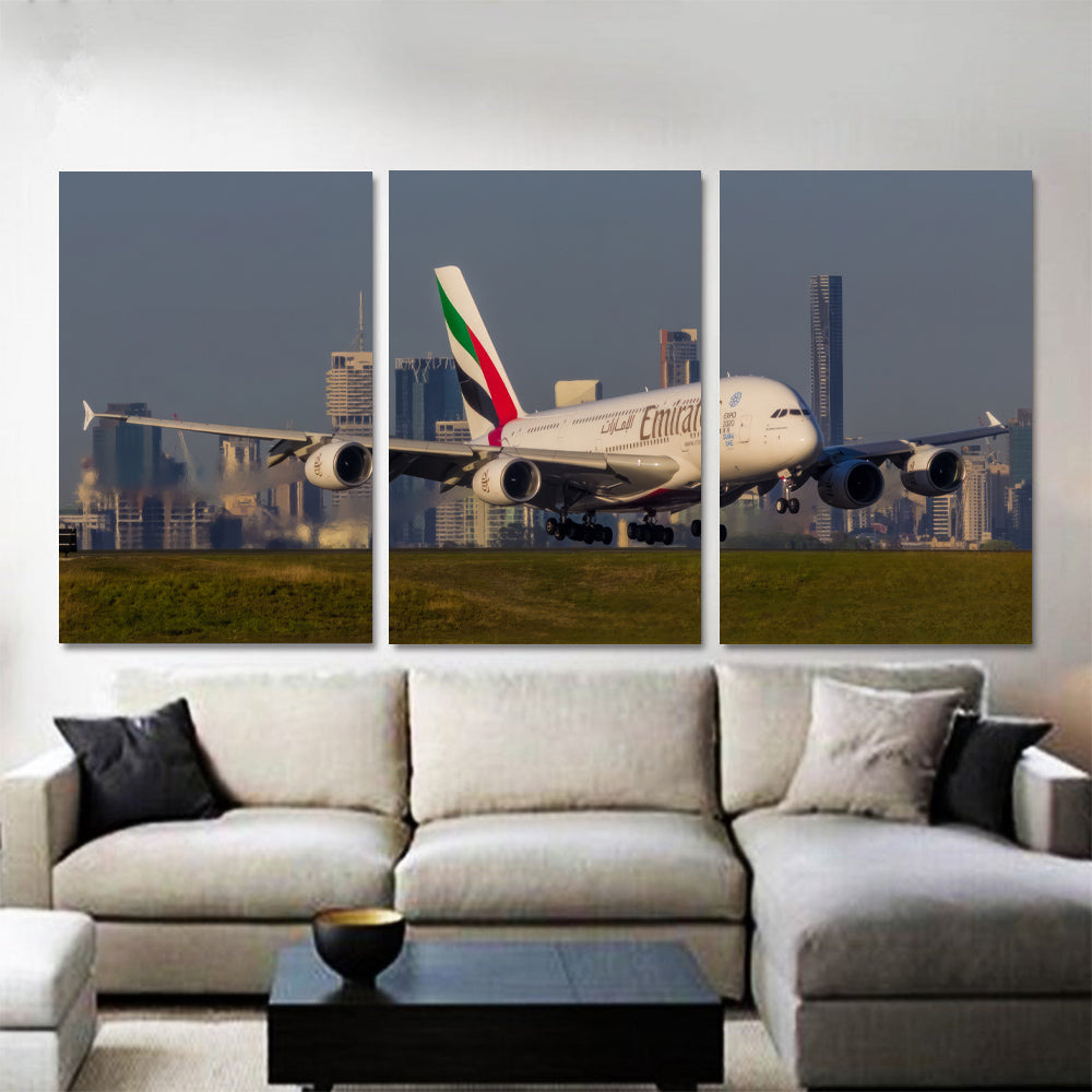 Emirates A380 Touching Down 1PGR026