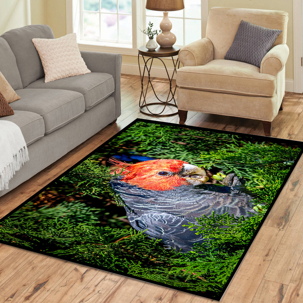 Gang Gang Parrot Rectangle Rug