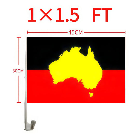 Aboriginal Australia Window Flag
