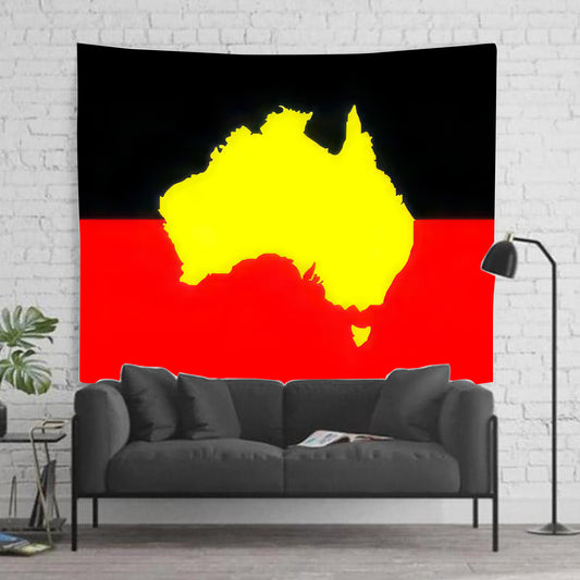 Aboriginal Australia Flag Tapestry