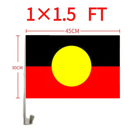 Aboriginal Car Window Flag
