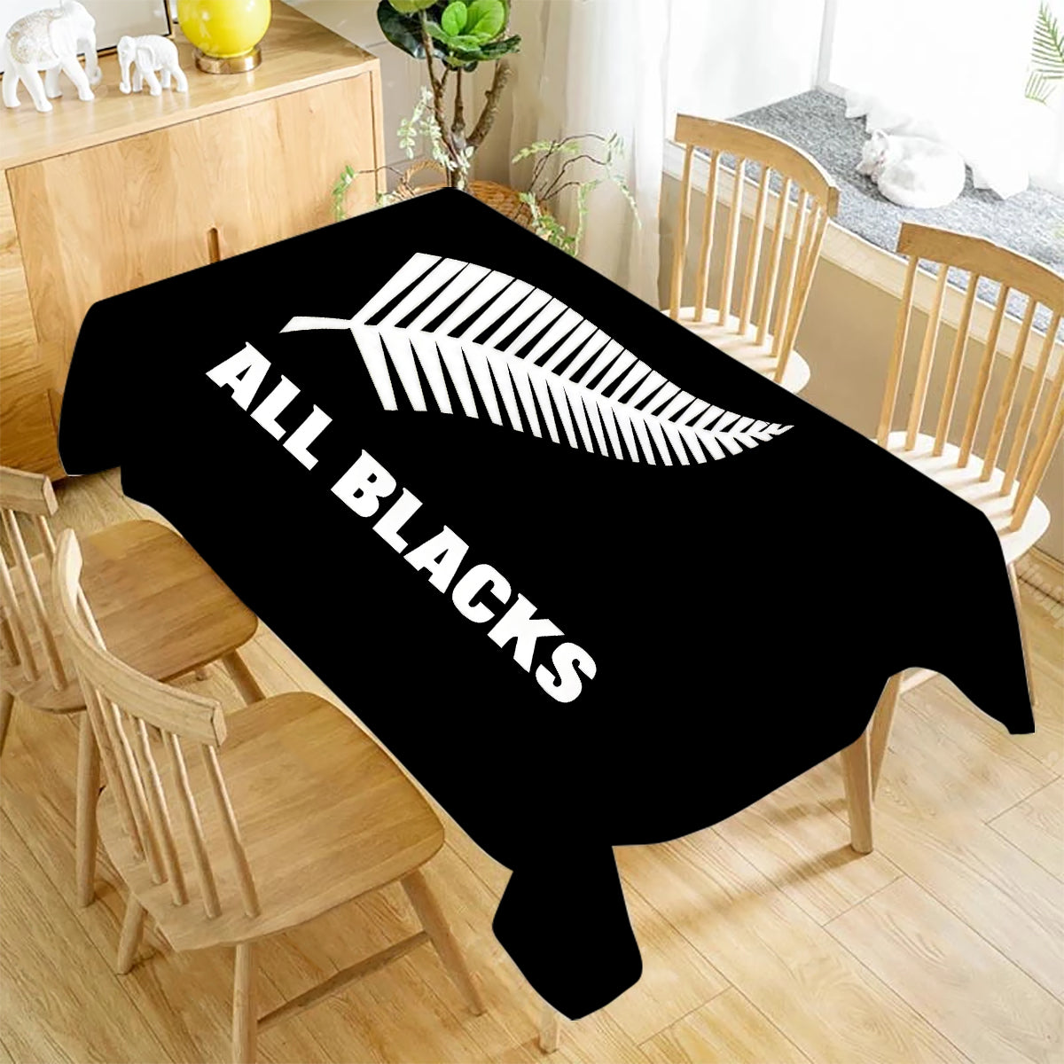 New Zealand All Blacks Rectangle Table Cloth
