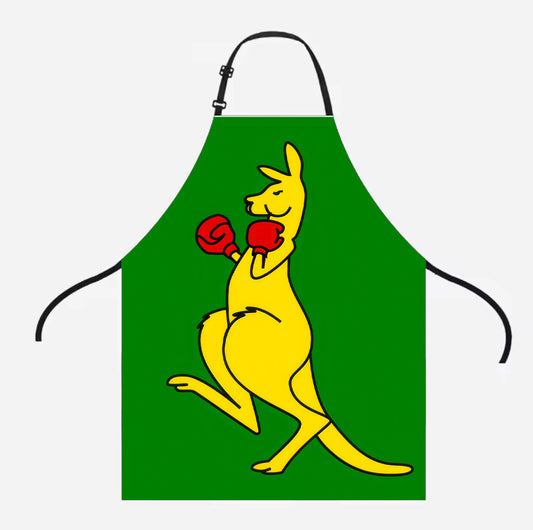 Boxing Kangaroo Bbq & Kitchen Apron