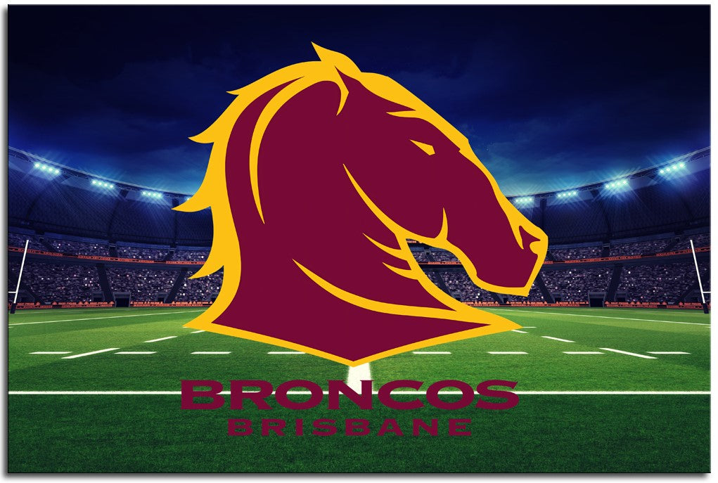 NRL Brisbane Broncos Rugby League Flag