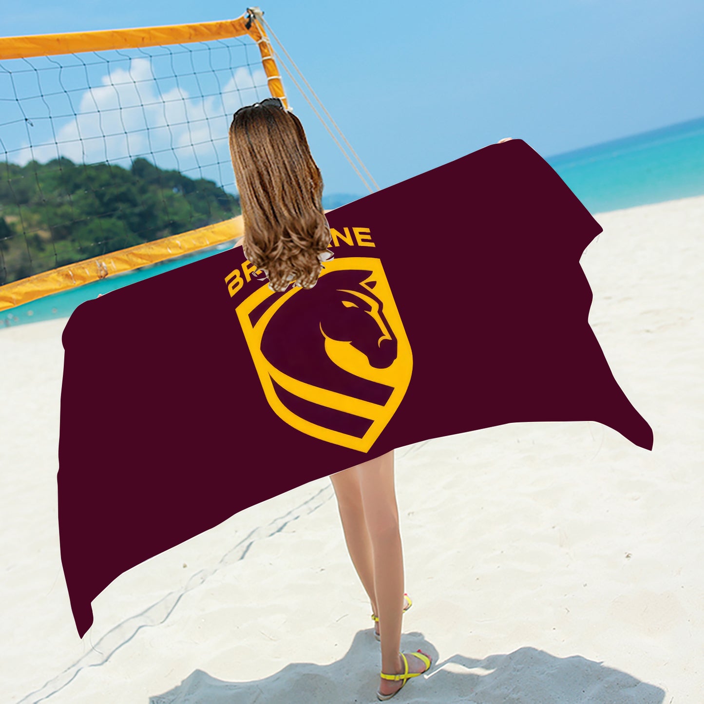 New Brisbane Broncos Logo Beach / Bath Towel