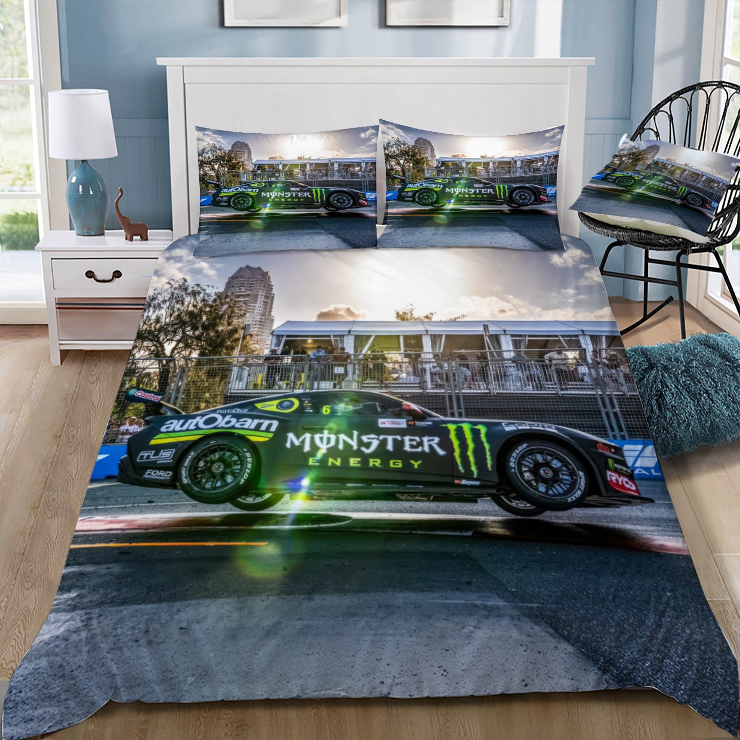 Cam Waters Ford Mustang Supercars Doona / Duvet Cover and 2 Pillow Slips