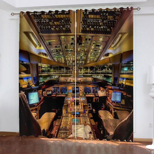 Airplane Cockpit Window Curtains