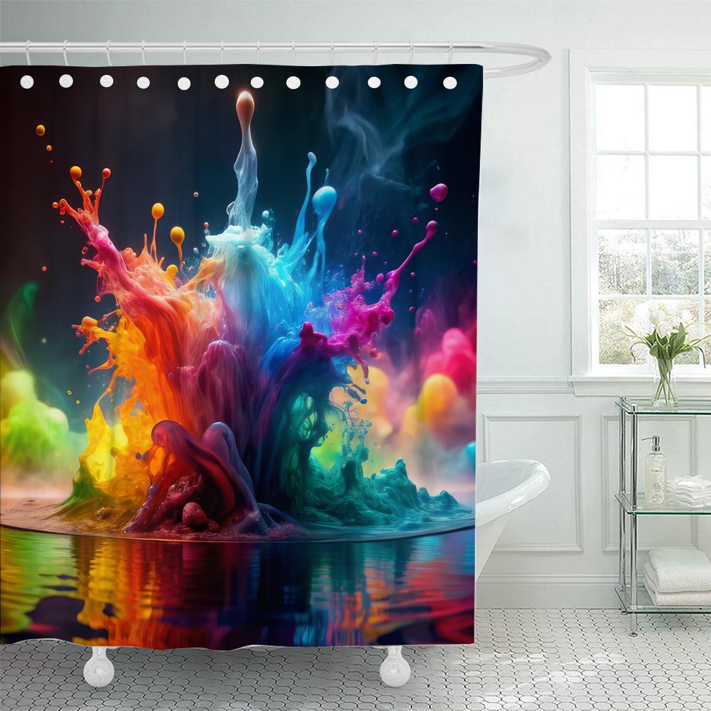 Colour Explosion 4 Shower Curtain
