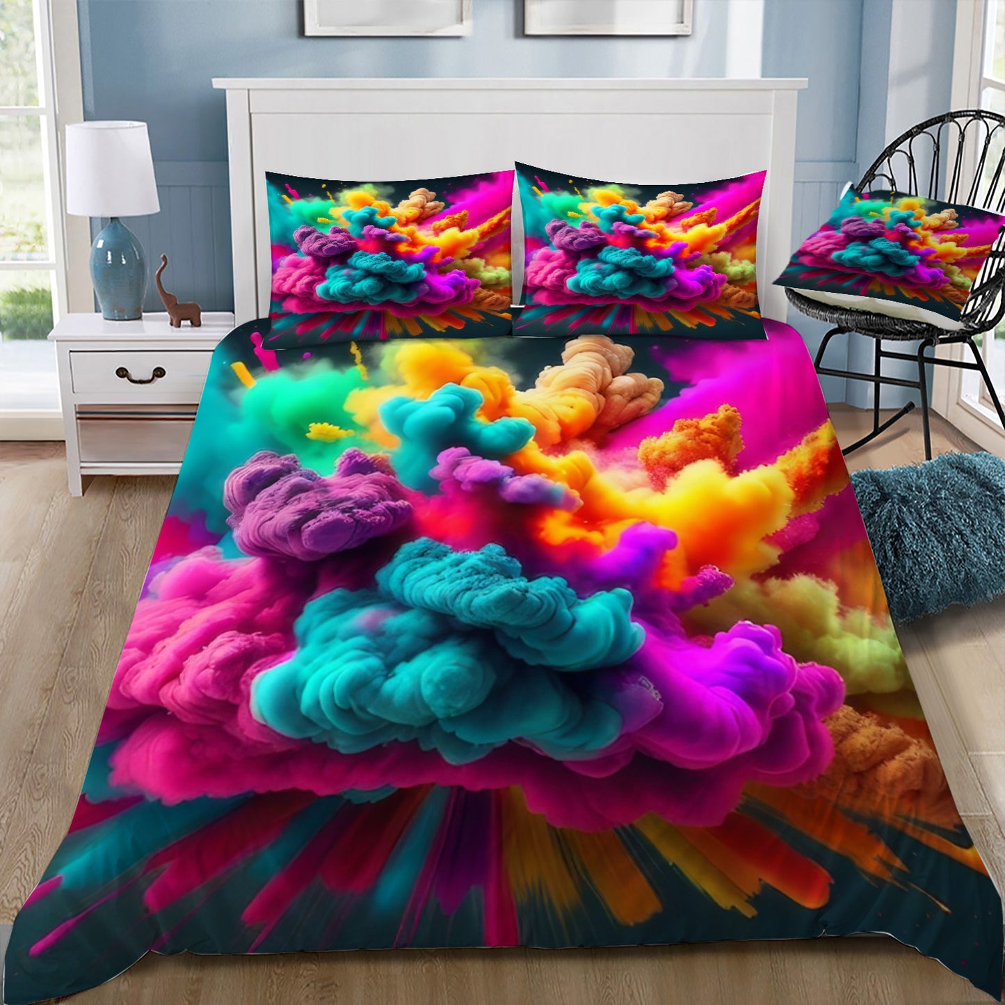 Colour Explosion Doona / Duvet Cover and 2 Pillow Slips