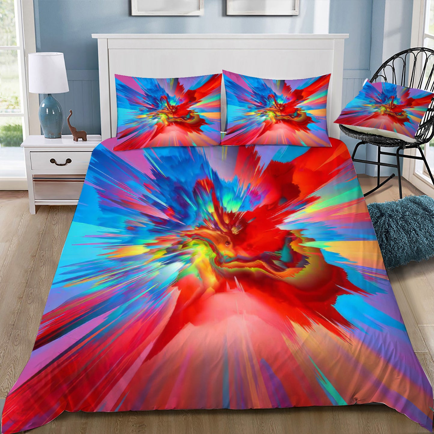 Colour Explosion 2 Doona / Duvet Cover and 2 Pillow Slips