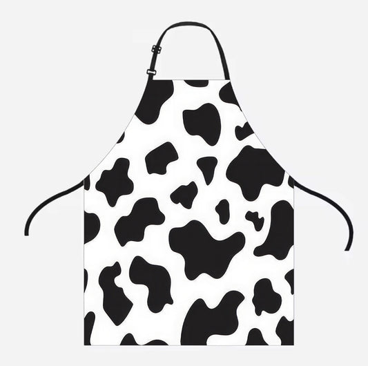 Cow Pattern Bbq & Kitchen Apron