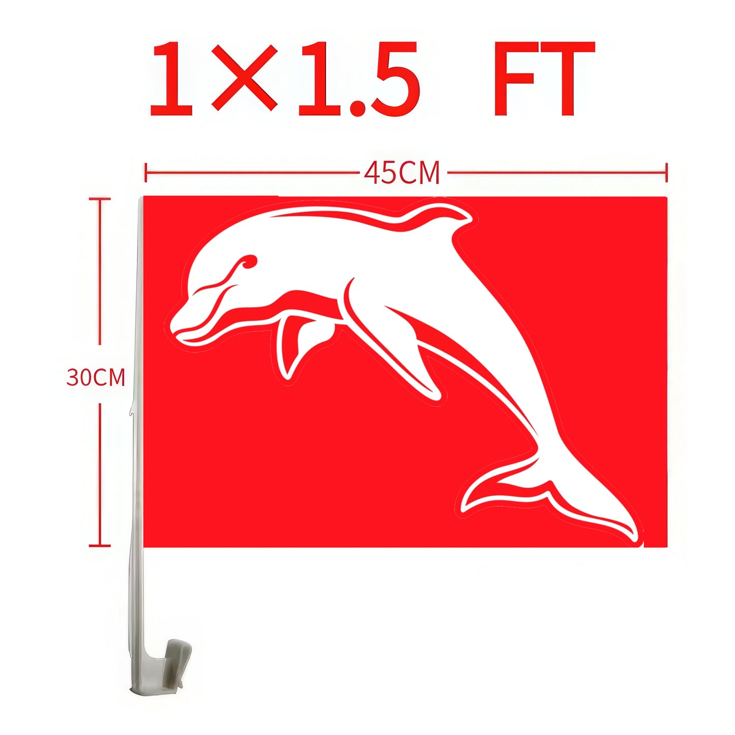 Dolphins Car Flag/s